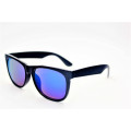 Классические винтажные блестящие черные модные солнцезащитные очки-16310